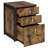 Estrella 2-Piece Office Desk File Cabinet Set Rustic Nutmeg