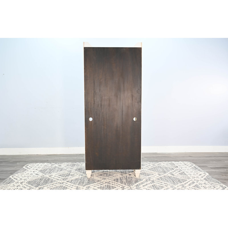  Large White 76" H Bookcase Open