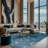 Machine Washable Blue Area Rug-687664249
