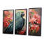 «Blue and Pink Parrot Paradise I», art mural perroquet-2109861937-2109861936