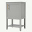 Meuble-lavabo de 20 po avec lavabo, armoire de salle de bain avec porte à fermeture douce, support de rangement et tablette ouverte, gris