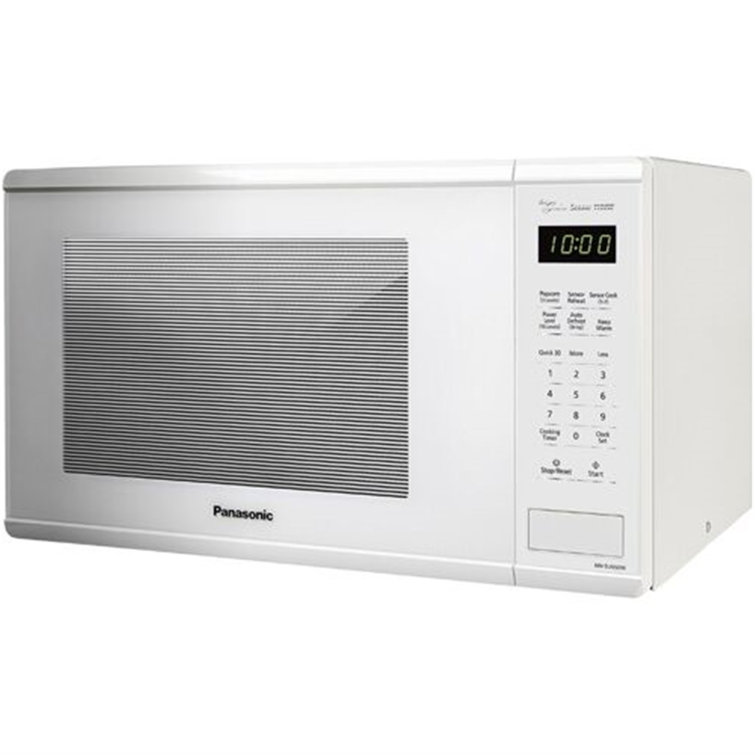 Genius Sensor 1.3-Cu. Ft. 1100W Countertop Microwave Oven in White