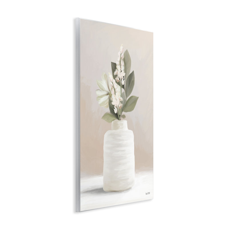 Art mural simple sur pot en pot par House Fenway, H 19 po x l 13 po