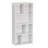 White Bookcase Set of 3, 15-Cube Simple Black Bookcase, Small Storage Cabinet with Open Shelves-87732057