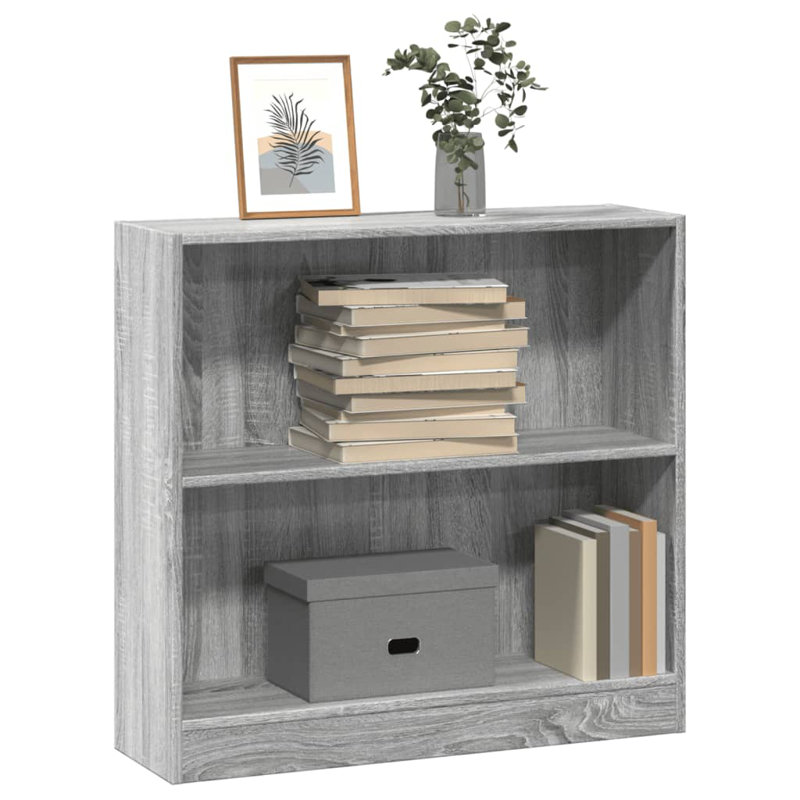 Fahim Bookcase, Concrete Grey, (4 Shelves) 143cmH x 40cmW x 24cmD