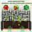 Indoor/Outdoor/Decor/Garden Two-Tone Planter Box with Lattice Panel Trellis Privacy Screen-700069632