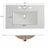 Diamantoula 30" Freestanding Bathroom Vanity With Ceramic Sink & Fluted Drawers-114532853