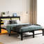 Lit double en métal avec lumières, tête de lit, rangement, lit de repos apaisant, tête de lit avec lumières, station de charge, sans sommier-1266774911-1266774896