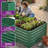 Green  Metal Raised Garden Bed-1357391178