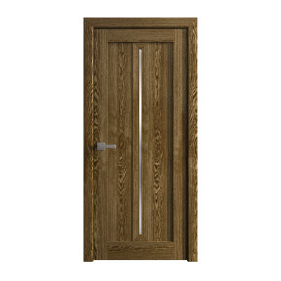 Interior Solid French Door | Ego 5014 | Single Regular Panel Frame Handle | Bathroom Bedroom Modern Doors