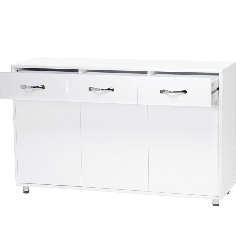 Table d'appoint Three Doors - Blanc