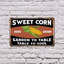 Panneau de jardin à table Sweet Corn (ensemble de 2) 7 po x 10 po