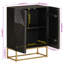 Iron Rectangle Accent Cabinet