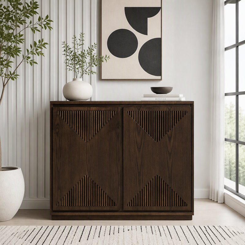 Armoire de rangement Mid-Century, Brun