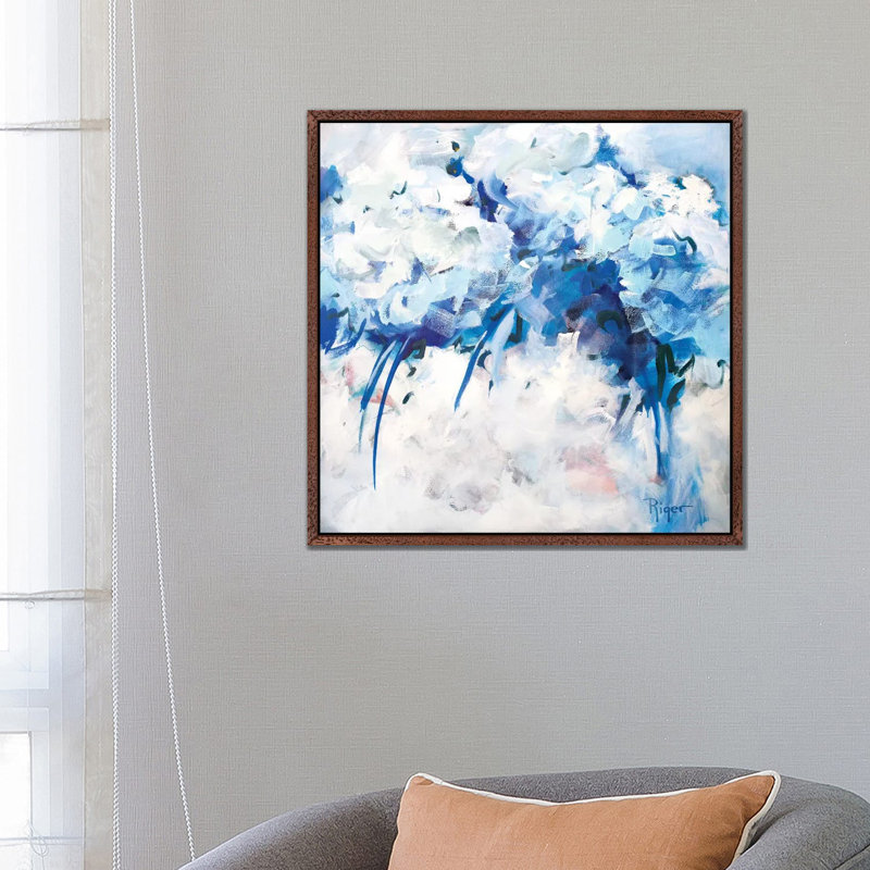 Hydrangeas On My Mind II by Sue Riger - Gallery-Wrapped Canvas Giclée on Canvas, Classic Wood Framed