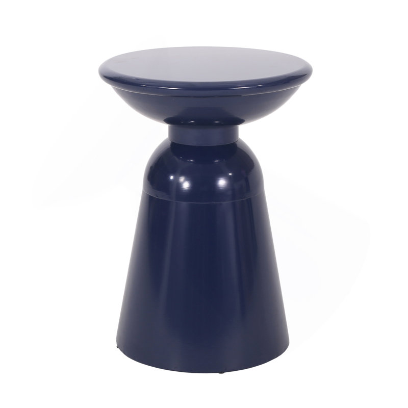 Table de bout d'extérieur en métal - Grand, Marine