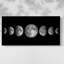 Phases lunaires - Toile tendue avec châssis - Prêt à accrocher-107114380