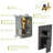 Dual Shower Head Kit - Rainfall And Handheld Oil Rubbed Bronze Finish 10 Inch Ceiling Mount Rubber Max Flow 1.8 Gpm Balanced-118036846