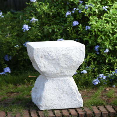 Table d'appoint Cleo Outdoor Paito Modern Minimalist MGO, blanc
