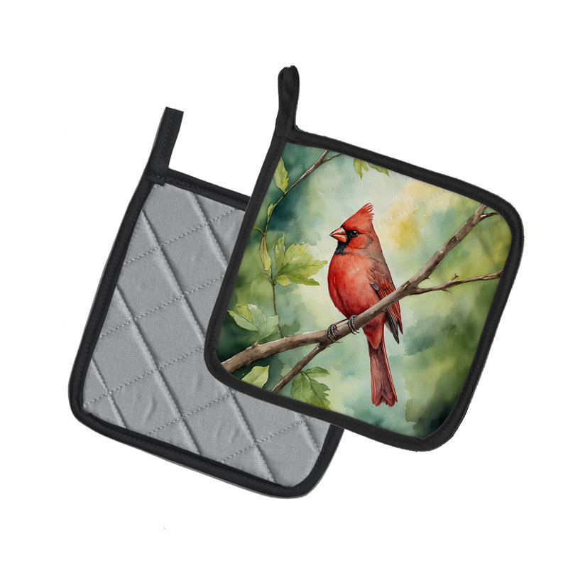 Paire de porte-casseroles West Virginia Northern CardInal
