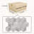 Hexagon Marble tile, marble, natural marble, for wall, OL textured finished, 3D fluted marble, natural stone, 1 box 12 pcs-112008014