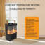 Foyer électrique pour l'intérieur