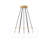 Cloud 7 Globe Chandelier-Burnished Brass-1269580369