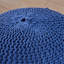 Pouf rond en coton Bordeaux, bleu marine-307364389
