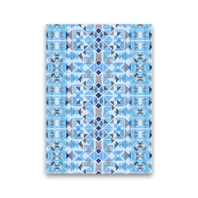 Boho Nomadic Tribal Blue - Print