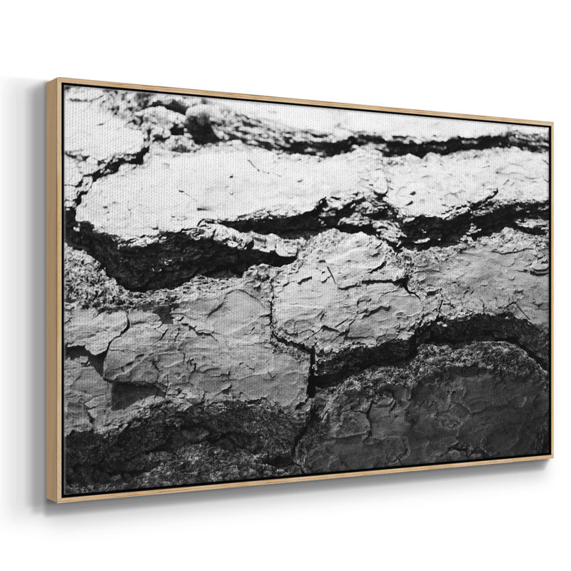 Found Textures IV " Found Textures IV " Mixed Media Print, 25" H x 37" W x 2" D, Natural Wood Framed Canvas