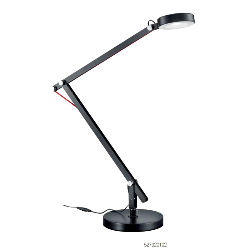 Lampe de bureau 35 po Premo, Noir