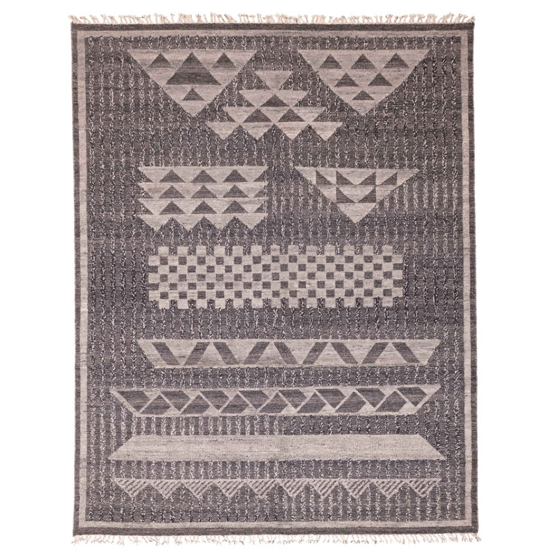 Tapis gris anthracite Tangier 8 pi 4 po x 10 pi 3 po
