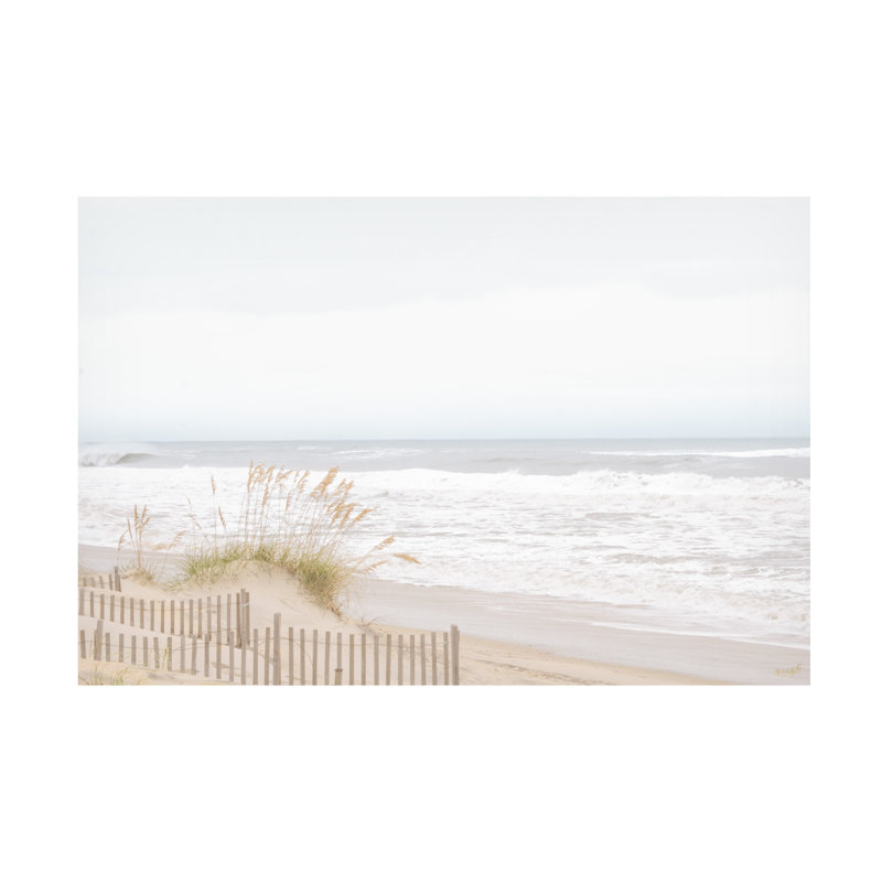 «Ennassim Chalk Beach Walk» par Life BeautifuLEE, reproduction sur toile tendue, H 12 po x l 19 po x P 2 po