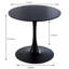 Table de salle à manger ronde exquise de style Mid-Century pour plusieurs utilisateurs, améliorant les moments de loisirs