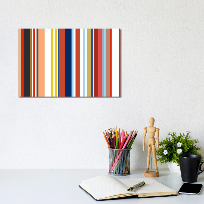 Retro Hemptons - Wrapped Canvas Print