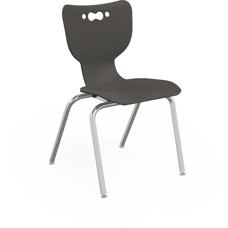 Chaise de classe Hierarchie, Chaise 18 po, Noir, noir, noir, noir