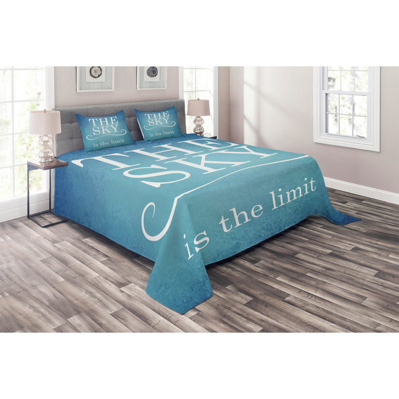 Modern & Contemporary Polyester Coverlet, King Bedspread + 2 Shams