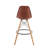 Azanae 27.6" Bar Stool with Wooden Legs-952900754