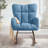 Ergonomic Tufted Glider Rocking Chair