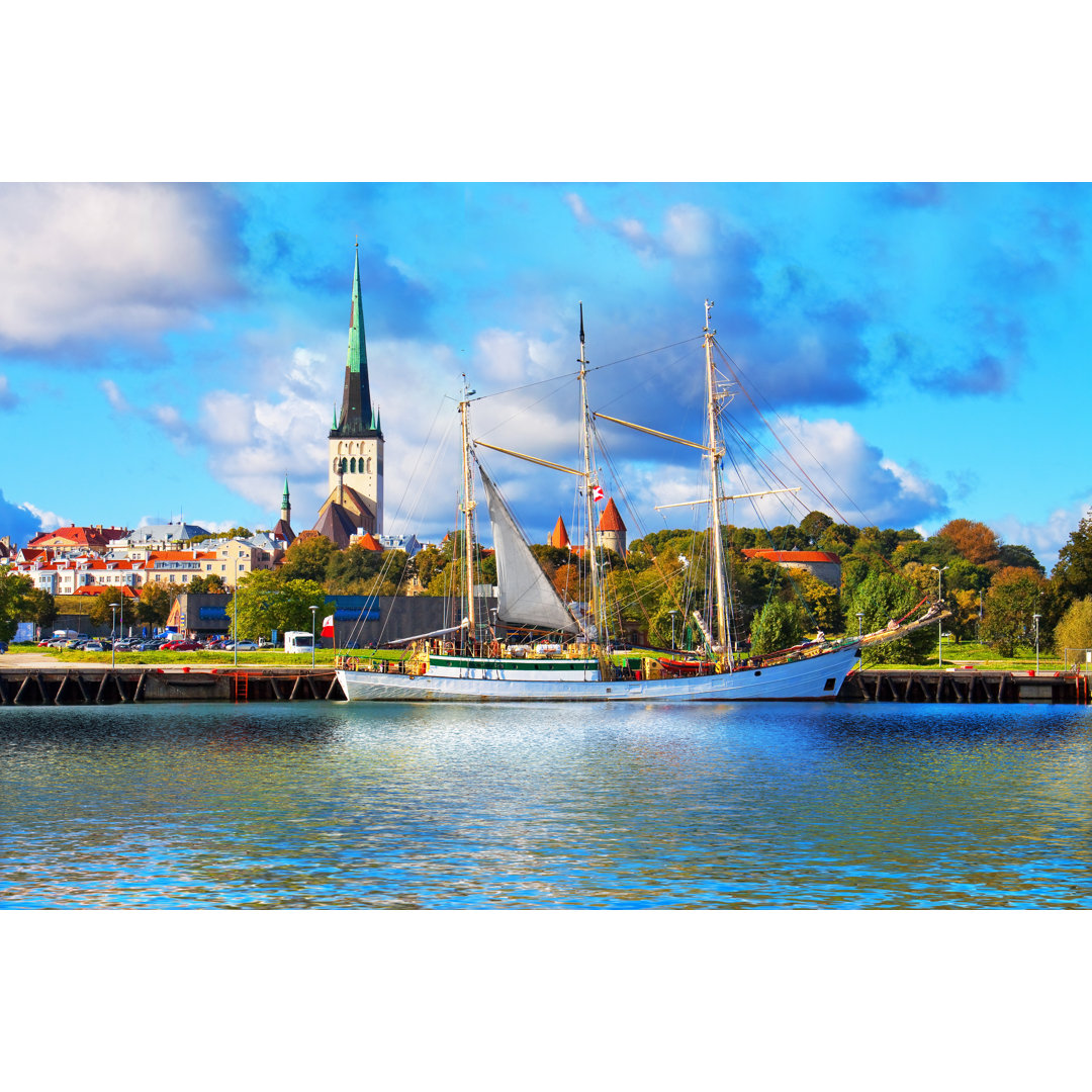 Panorama von Tallinn von Scanrail - Kunstdrucke auf Leinwand