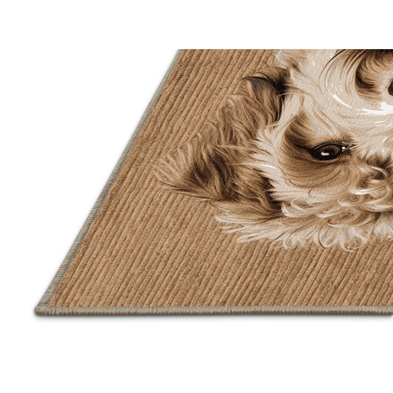  Tapis lavable pour chiens Lagotto Romagnolo, Rectangulaire 2 pi x 3 pi