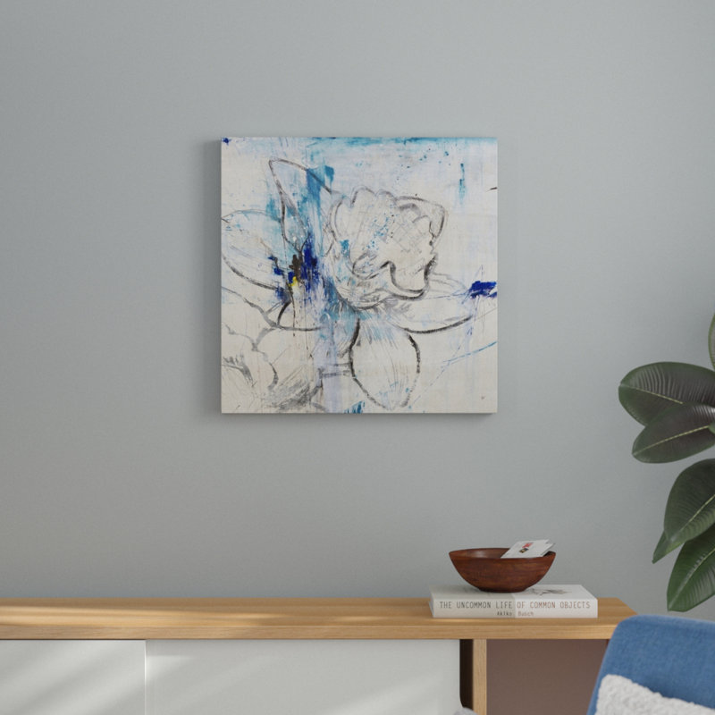 « genesis ii », peinture sur toile, Toile tendue, H 16 po x l 16 po x p 1,25 po