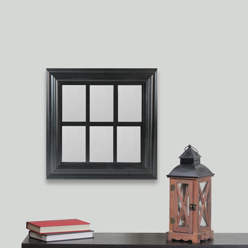 Miroir mural 17,5 po, Noir