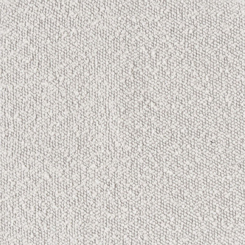 Chaise rembourrée en acrylique Freeman Boucle, Ivoire ivoire