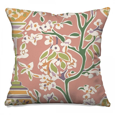 Floral Throw Pillow Pattern Double Sided Pillows
