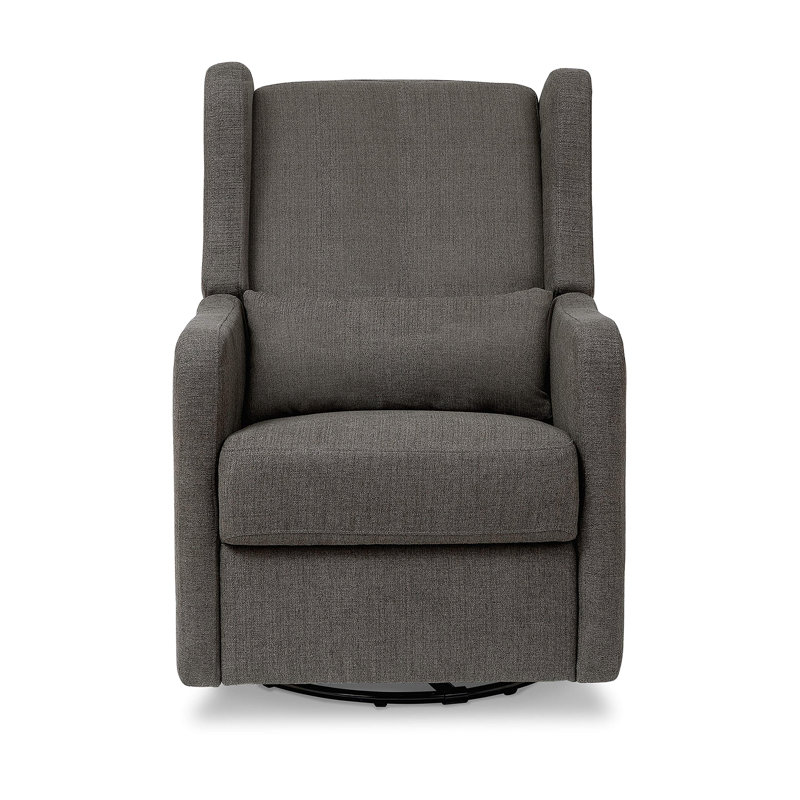 Glider Recliner Nursery Chair, Charcoal