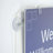 M&T Displays 11x14 Premium Acrylic Window Sign Holder | Double Sided Clear Portrait Display Frame with 4 Suction Cups | Anti-Glare for Storefronts, Doors, Glass - Easy Poster & Menu Change-28087660