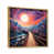 Cadre flottant doré