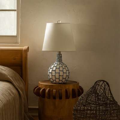 Ensemble de lampe de table en céramique 2 pièces Coastal