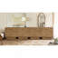 Buffet 1 pièce moderne avec rangement à 3 tiroirs, buffet en bois de salon